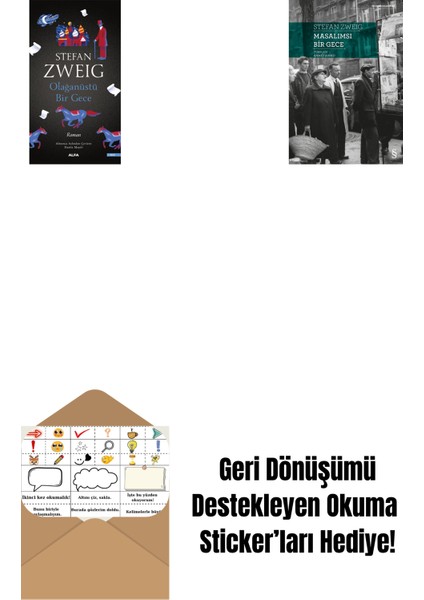 Olağanüstü Bir Gece + Masalımsı Bir Gece + Okuma Sticker'ları
