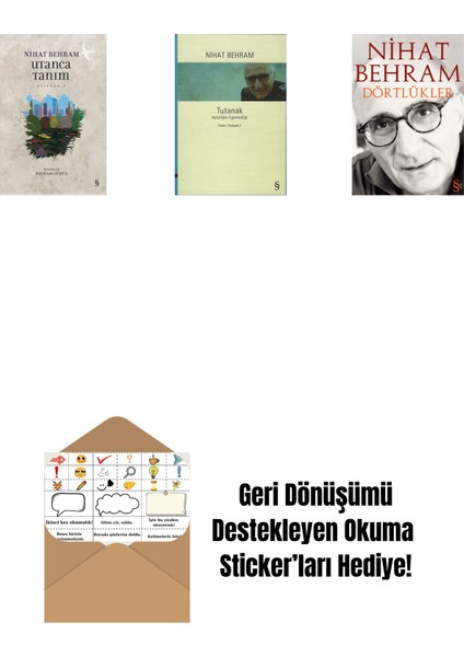 Utanca Tanım + Tutanak + Dörtlükler + Okuma Sticker'ları