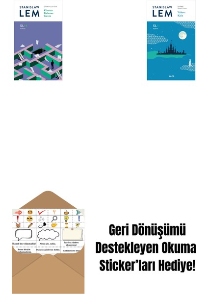 Küvette Bulunan Günce (SL14) + Yukarı Kale (SL11) + Okuma Sticker'ları