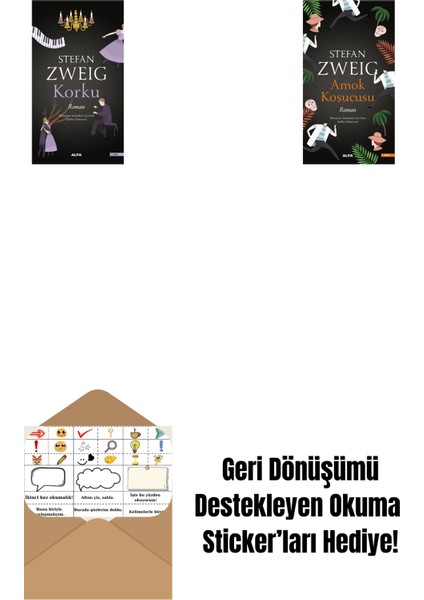 Korku + Amok Koşucusu + Okuma Sticker'ları