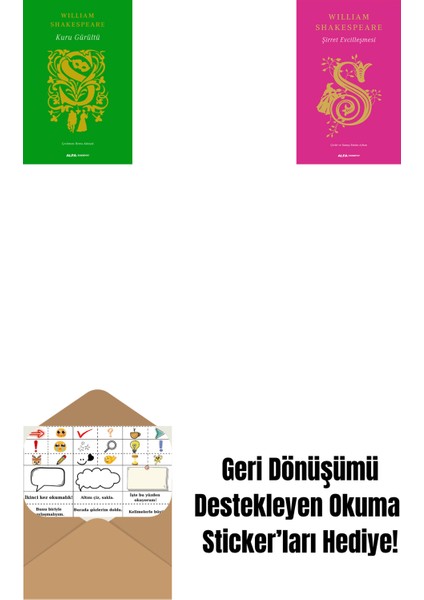 Kuru Gürültü (Ciltli) + Şirret Evcilleşmesi + Okuma Sticker'ları