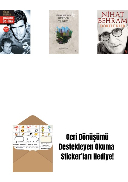 Darağacında Üç Fidan (Ciltli) + Utanca Tanım + Dörtlükler + Okuma Sticker'ları