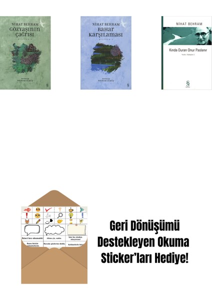 Gözyaşının Çağrısı + Bahar Karşılaması + Kında Duran Onur Paslanır + Okuma Sticker'ları