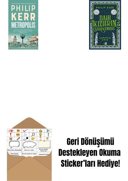 Metropolis + Dahi Ikizlerin Serüvenleri - Ormanın Gözü + Okuma Sticker'ları