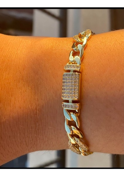 Xuping Ayarlanabilir 14K Gold Renginde Kuyumcu Model Bileklik