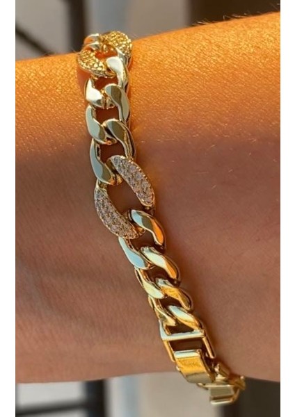 Xuping Ayarlanabilir 14K Gold Renginde Kuyumcu Model Bileklik