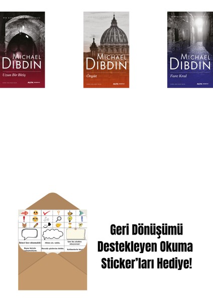 Uzun Bir Bitiş + Örgüt + Fare Kral + Okuma Sticker'ları