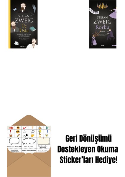 Üç Usta + Korku + Okuma Sticker'ları