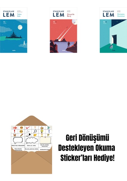 Yukarı Kale (SL11) + Dünya’da Barış (Sl8) + Dönüşüm Hastanesi (Sl4) + Okuma Sticker'ları