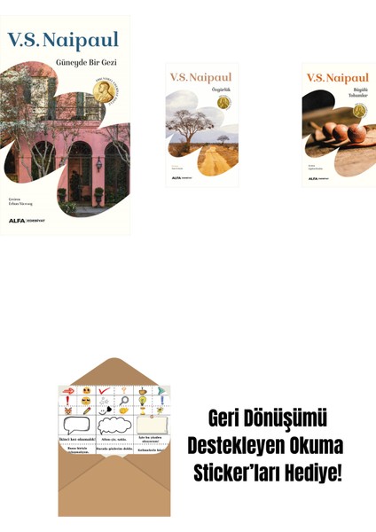 Güneyde Bir Gezi + Özgürlük + Büyülü Tohumlar + Okuma Sticker'ları