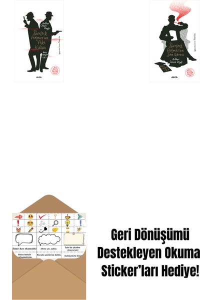 Sherlock Holmes’un Vaka Kitabı + Sherlock Holmes'un Son Görevi + Okuma Sticker'ları