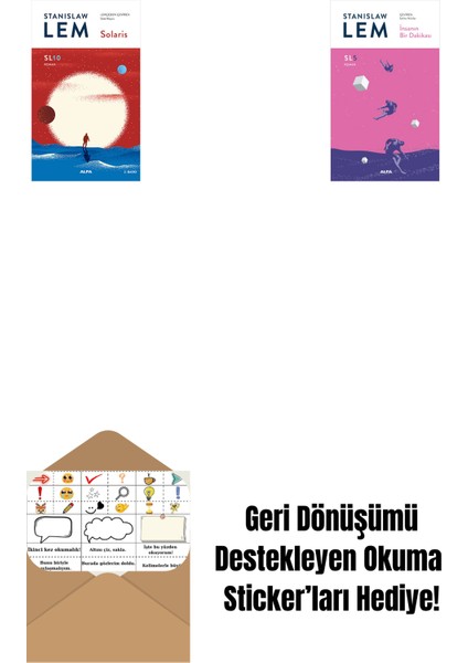 Solaris (SL10) + Insanın Bir Dakikası (Sl5) + Okuma Sticker'ları