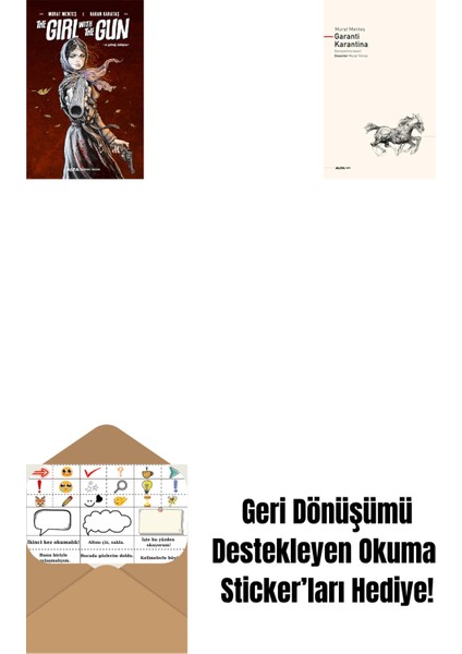 The Girl With The Gun + Garanti Karantina + Okuma Sticker'ları