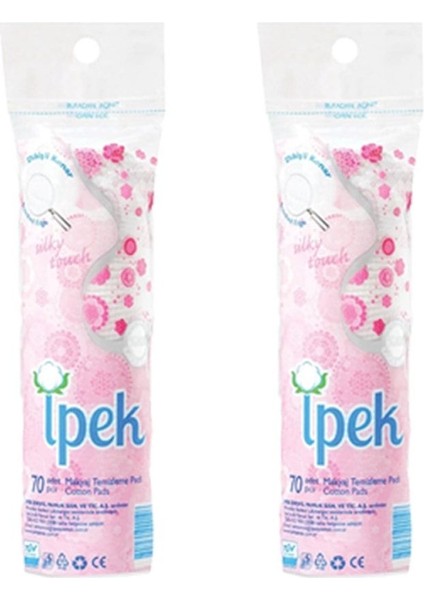 Ipek Pamuk Makyaj Temizleme Pedi 70X2