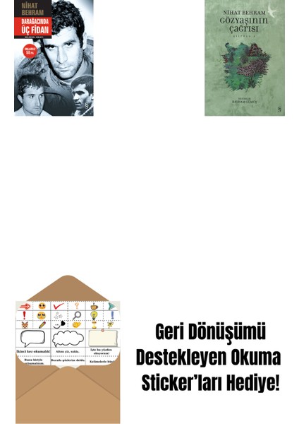 Darağacında Üç Fidan (Ciltli) + Gözyaşının Çağrısı + Okuma Sticker'ları