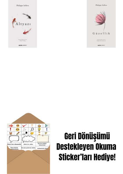 Altyazı + Güzellik + Okuma Sticker'ları