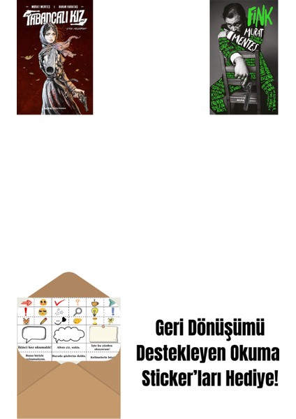 Tabancalı Kız (Ciltli) + Fink + Okuma Sticker'ları