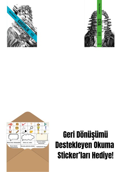Karışıklık (Ciltli) + Cıva (Ciltli) + Okuma Sticker'ları
