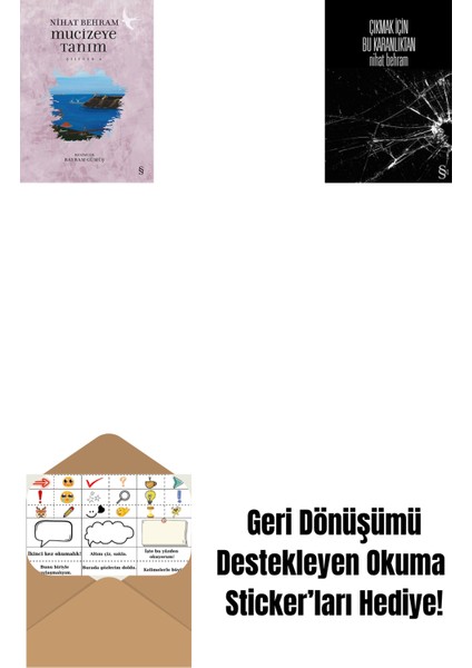 Mucizeye Tanım + Çıkmak Için Bu Karanlıktan + Okuma Sticker'ları