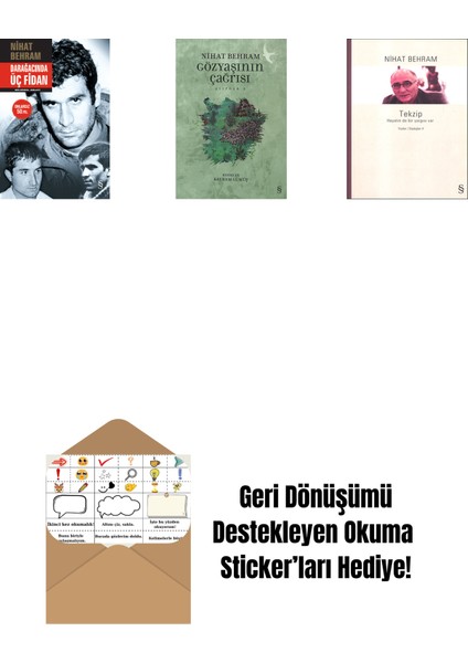 Darağacında Üç Fidan (Ciltli) + Gözyaşının Çağrısı + Tekzip + Okuma Sticker'ları