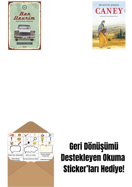 Ben Devrim + Caney + Okuma Sticker'ları