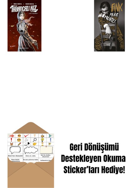 Tabancalı Kız + Fink (Ciltli) + Okuma Sticker'ları