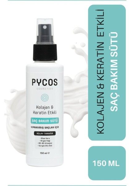 Sac Bakım Sütü , Keratin-Kolojen-Argan-Biotin-Aloevera Içerikli 150 ml 2 Adet fırsatları