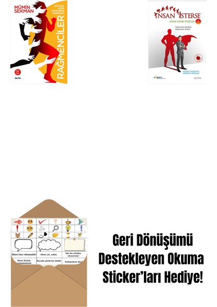 Rağmenciler - Akacak Azim Damarda Durmaz! + Insan Isterse - Azmin Zaferi Öyküleri 5 + Okuma Sticker'ları