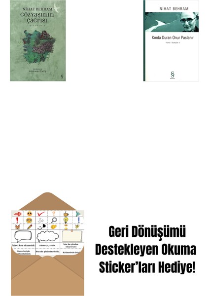 Gözyaşının Çağrısı + Kında Duran Onur Paslanır + Okuma Sticker'ları