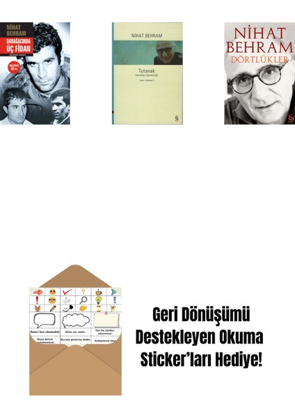 Darağacında Üç Fidan (Ciltli) + Tutanak + Dörtlükler + Okuma Sticker'ları