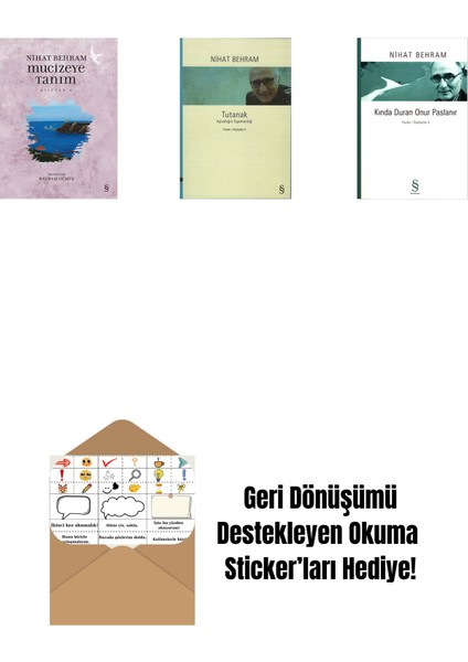 Mucizeye Tanım + Tutanak + Kında Duran Onur Paslanır + Okuma Sticker'ları