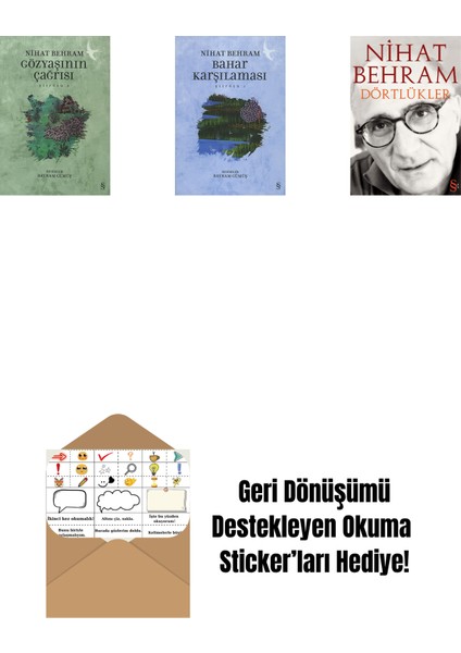 Gözyaşının Çağrısı + Bahar Karşılaması + Dörtlükler + Okuma Sticker'ları
