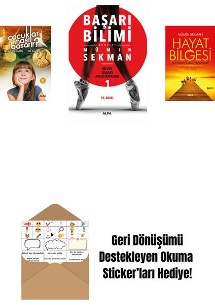 Çocuklar Nasıl Başarır? + Başarı Bilimi + Hayat Bilgesi + Okuma Sticker'ları