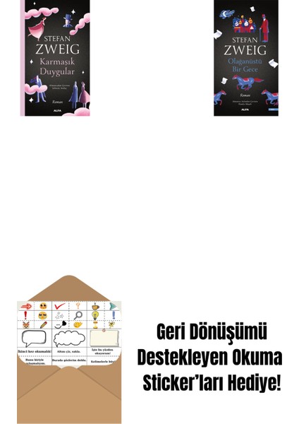 Karmaşık Duygular + Olağanüstü Bir Gece + Okuma Sticker'ları