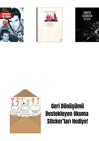 Darağacında Üç Fidan (Ciltli) + Tekzip + Çıkmak Için Bu Karanlıktan + Okuma Sticker'ları