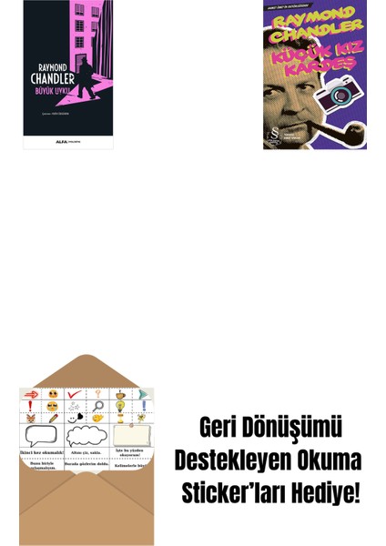 Büyük Uyku + Küçük Kız Kardeş + Okuma Sticker'ları