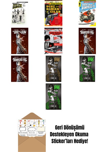 Murat Menteş 10 Kitap Set + Okuma Sticker'ları
