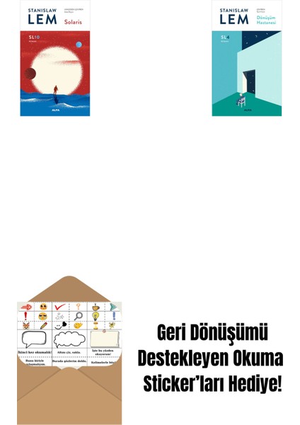 Solaris - SL10 (Ciltli) + Dönüşüm Hastanesi (Sl4) + Okuma Sticker'ları