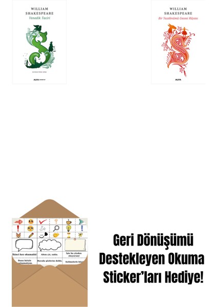 Fırtına (Ciltli) + Bir Yazdönümü Gecesi Rüyası (Ciltli) + Okuma Sticker'ları