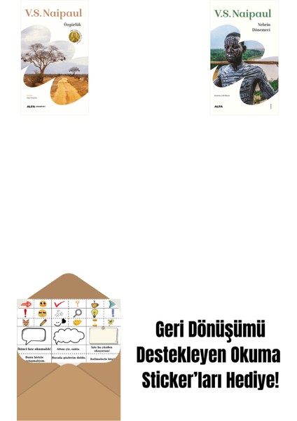 Özgürlük + Nehrin Dönemeci + Okuma Sticker'ları