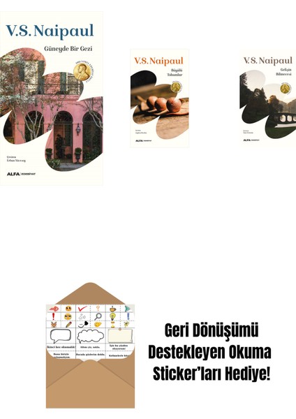 Güneyde Bir Gezi + Büyülü Tohumlar + Gelişin Bilmecesi + Okuma Sticker'ları