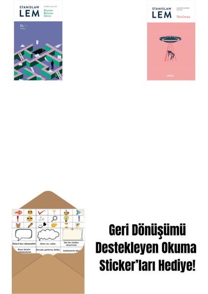 Küvette Bulunan Günce (SL14) + Yenilmez + Okuma Sticker'ları