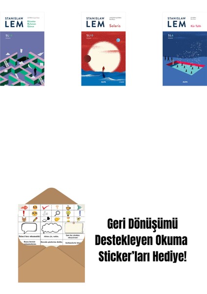 Küvette Bulunan Günce (SL14) + Solaris (SL10) + Kör Talih (Sl6) + Okuma Sticker'ları