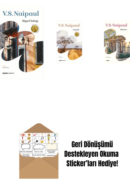 Miguel Sokağı + Özgürlük + Taklitçiler + Okuma Sticker'ları