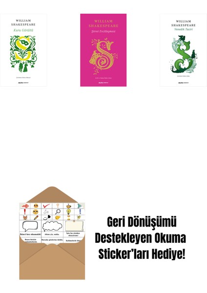Kuru Gürültü + Şirret Evcilleşmesi (Ciltli) + Fırtına (Ciltli) + Okuma Sticker'ları