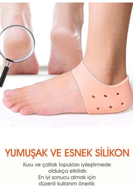 Silikon Topuk Koruyucu 1 Çift Ayakkabı Topuk Vurma Önleyici Topuk Yastığı Ped Tabanlık
