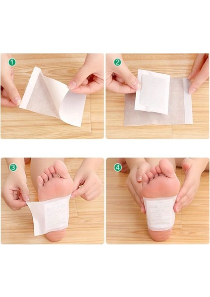 8 Adet | %100 Kinok Detoks Ayak Bandı , Foot Patch Detox Ayak Detoksu Bantı