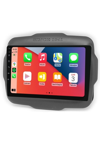 E100777 Jeep Renegade 2014 2018 6 GB Ram 64 GB Hafıza Carplay Android Multimedya Teyp