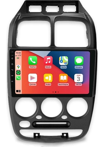 E100775 Hyundai Accent 2000-2005 6 GB Ram 64 GB Hafıza Carplay Android Multimedya Teyp