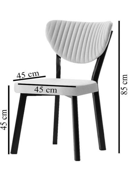 Aras 70X110CM Atlantik Mutfak Masası, Mutfak Masası Takımı, Yemek Masası, 4 Kahverengi Sandalye